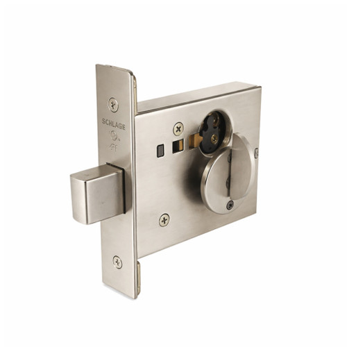 Schlage L460 Series - Grade 1 Entrance/Office Small Case Mortise Deadbolt, Cylinder x Thumbturn, 7-Pin SFIC Prep Less Core, 5-9/16" x 1-1/4" Face Size