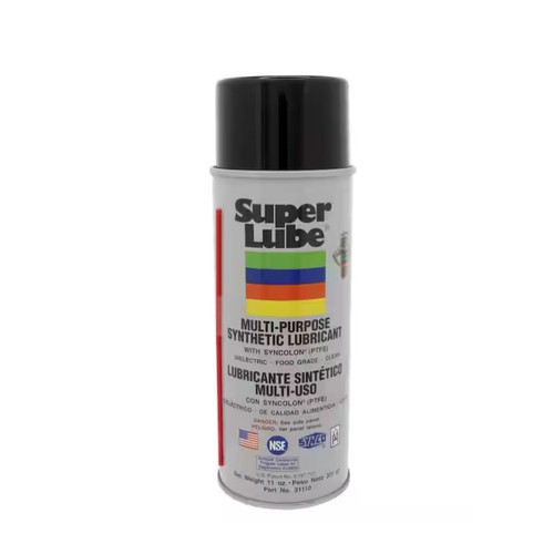 Super Lube Dri-Film Lubricant with Syncolon (PTFE) - 11 oz. Aerosol Can (31110)