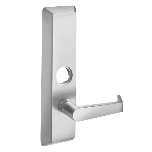 Accentra 627F Exit Device Nightlatch Escutcheon Lever Trim with Augusta Lever Design, Less Cylinder