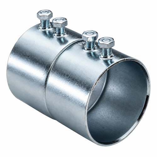 Topaz Lighting 641S Steel Set-Screw Rigid/EMT Coupling, Zinc-Plated