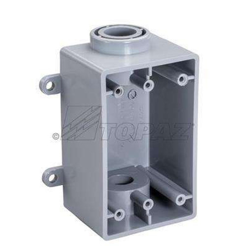 Topaz Lighting Schedule 40 PVC FSC Type Conduit Box, Single
