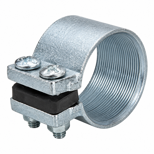 Topaz Lighting 76 Rigid Slip-On Coupling, Malleable Iron, Concrete-Tight Neoprene Gasket