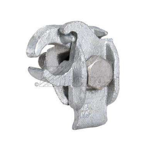 Topaz Lighting Edge Type Conduit Support, Malleable Iron, Hot-Dip Galvanized