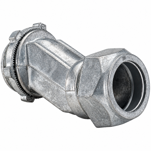 Topaz Lighting 781 Compression-Type EMT Offset Connector, Zinc Die-Cast