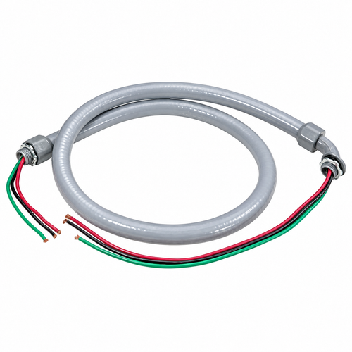 Topaz Lighting ACW AC Whip, #8 Gauge Stranded THNN, Non-Metallic Conduit, 6 Ft