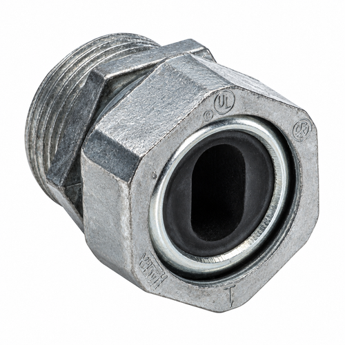 Topaz Lighting 874A Compression Type Watertight Connector, 1-1/4" Zinc Die-Cast