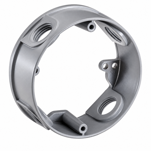 Topaz Lighting WRB 4" Round 4-Hole Extension Ring, Copper-Free Aluminum
