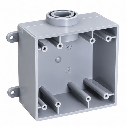 Topaz Lighting Schedule 40 PVC Double FSE Type FD Box