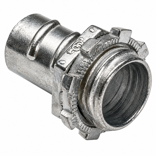 Topaz Lighting BX-Flex Screw-In Connector, Zinc Die-Cast, Insulated Throat