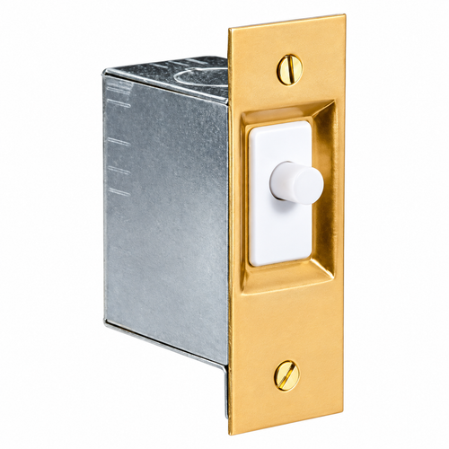 Topaz Lighting Pressure Sensitive Door & Canopy Switch, 10A, Bronze-Coated Steel Plate