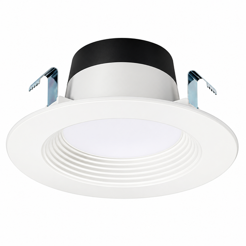 Topaz Lighting 4" CCT Selectable LED Recessed Downlight, Baffle Trim, 6.5W