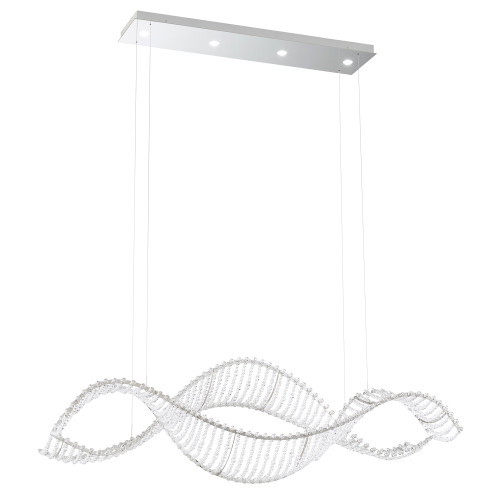 Schonbek SCH-SRI400N Alon 4 Light 40.5in x 12.5in Linear Pendant