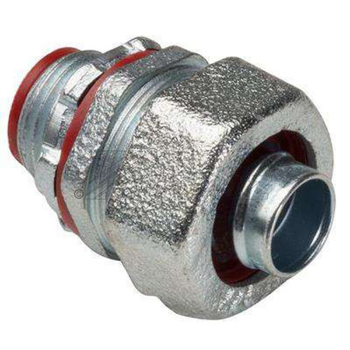 Topaz Lighting Malleable Iron Straight Liquidtight Connector with Insulated Throat