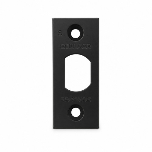 Schlage Residential F206-476-518 Deadlatch Faceplate, Flat Black