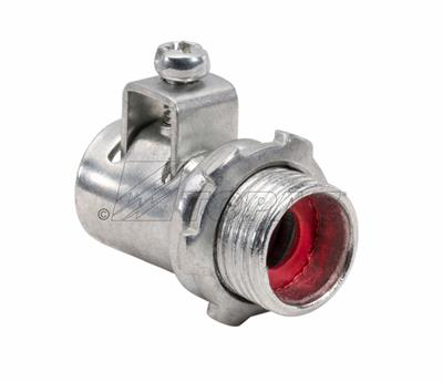 Topaz Lighting Insulated Throat Top-Bite Saddle Type FMC/AC Connector