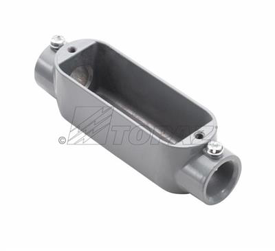 Topaz Lighting Aluminum EMT Set-Screw Conduit Body with Cover & Gasket