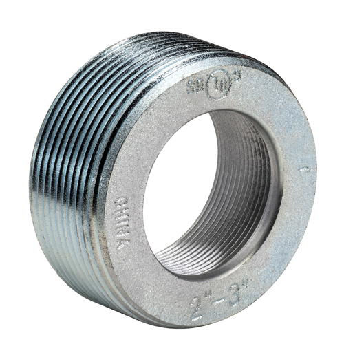 Topaz Lighting RB-18 Malleable Iron Threaded Reducing Bushing, Rigid/IMC