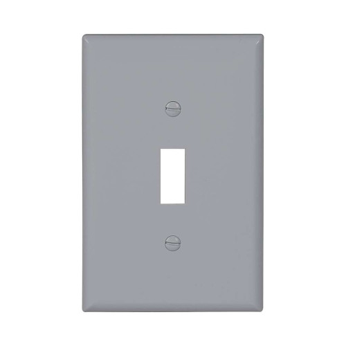 Cooper Wiring Devices Mid-Size Toggle Switch Wallplate, Polycarbonate