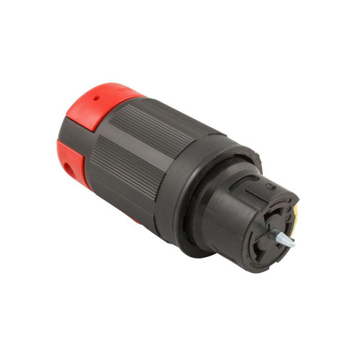 Cooper Wiring Devices Locking Connector, 50A 3-Pole 4-Wire, 125/250V Nylon