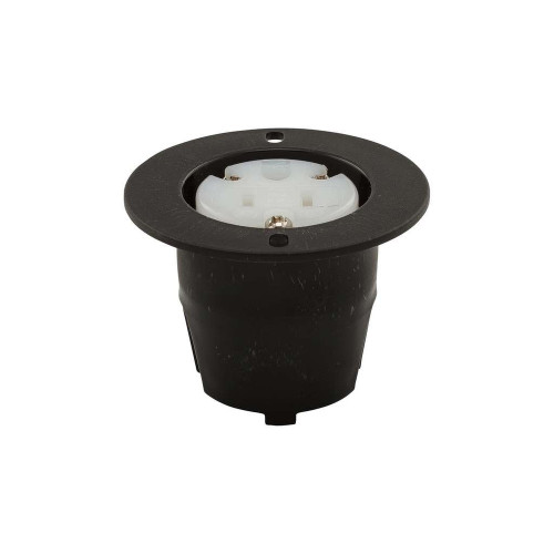Cooper Wiring Devices Flanged Outlet Receptacle, Brass, 15A 125V NEMA 5-15R