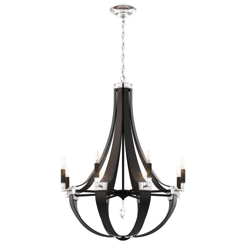 Schonbek SCH-CY1008N Crystal Empire 8 Light 30in x 38in Chandelier