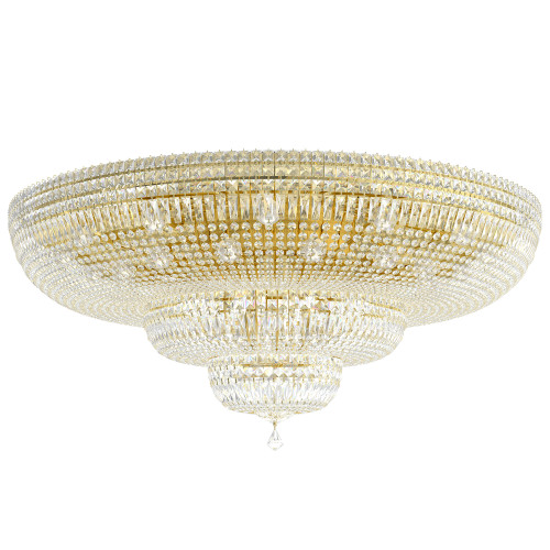 Schonbek SCH-5897 Petit Crystal Deluxe 36 Light 48in x 21in Flush Mount