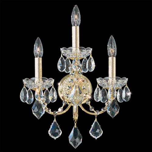 Schonbek SCH-1703 Century 3 Light Wall Sconce