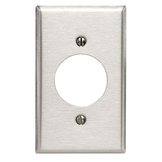 Leviton 430 Series Stainless Steel Standard Size Wallplate