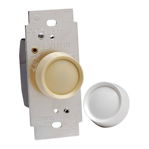 Leviton Trimatron 1-Pole 3-Way Dimmer Switch, White/Light Almond