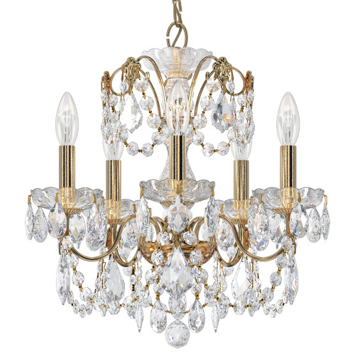 Schonbek SCH-1704 Century 5 Light 17in x 17in Chandelier