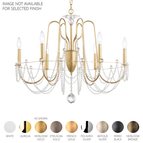 Schonbek SCH-AR1006N Esmery 6 Light 28in x 24in Chandelier