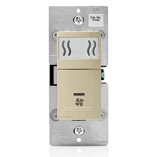 Leviton Decora In-Wall Humidity Sensor & Fan Control, 120V, Single-Pole