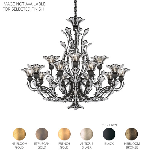 Schonbek SCH-7864 Rivendell 16 Light 32in x 27in Two-Tier Chandelier