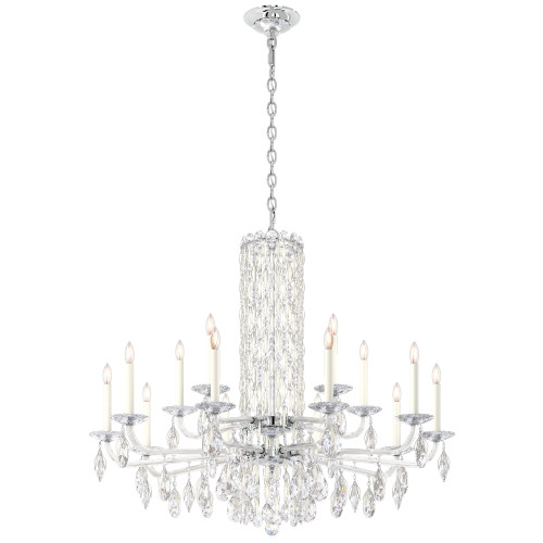 Schonbek SCH-RS8315N Siena 15 Light 41in x 35in Chandelier with Crystal Tusks