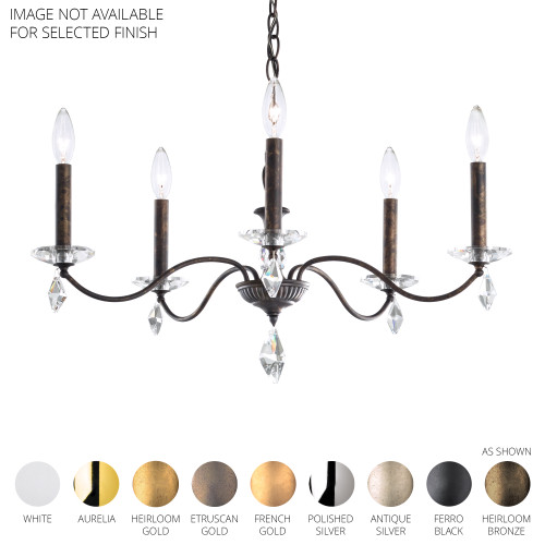 Schonbek SCH-MD1005N Modique 5 Light 27in x 15.5in Chandelier