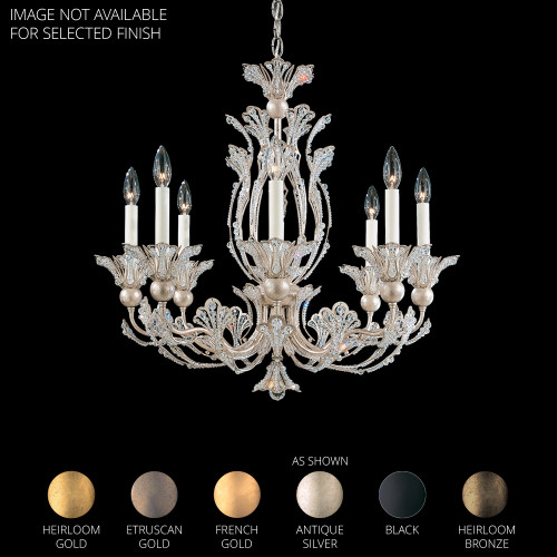 Schonbek SCH-7866 Rivendell 8 Light 26in x 23in Chandelier with Candleslips