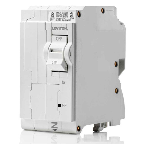 Leviton GFCI 2-Pole Branch Circuit Breaker