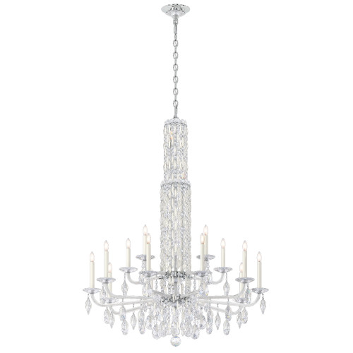 Schonbek SCH-RS84151N Siena 17 Light 40.5in x 50.5in Two-Tier Chandelier