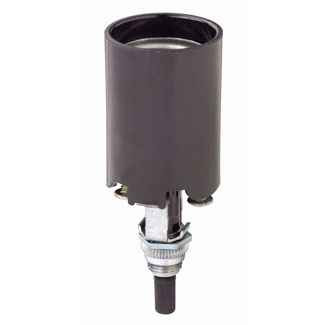 Leviton Incandescent Lampholder, Candle Medium Base, 660W-250V