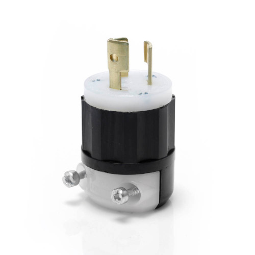 Leviton VAR-436282 NEMA L5-15P Industrial Grade Locking Plug, 125V/15A