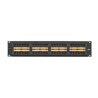 Leviton Cat 5e Universal Patch Panel, 48-Port, 2RU