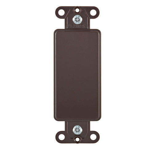 Leviton Box Mount 1-Gang Multimedia Blank Insert, QuickPort® Decora®