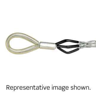 Leviton Bale Eye, Closed Mesh, Single/Double Weave, Medium Duty, Pulling Wire Mesh Grip .750 - .990 Cable Dia.Range, Standard Length