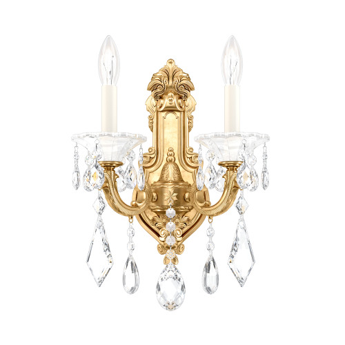 Schonbek SCH-5070 La Scala 2 Light 11.5in x 16.5in Wall Sconce