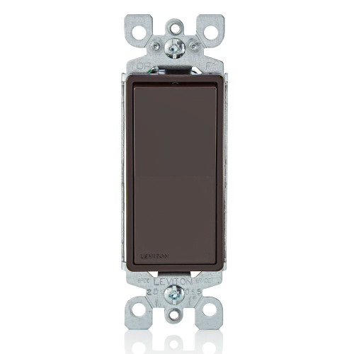 Leviton 120/277- 15- 3-Way Rocker AC Quiet Switch, Residential Grade