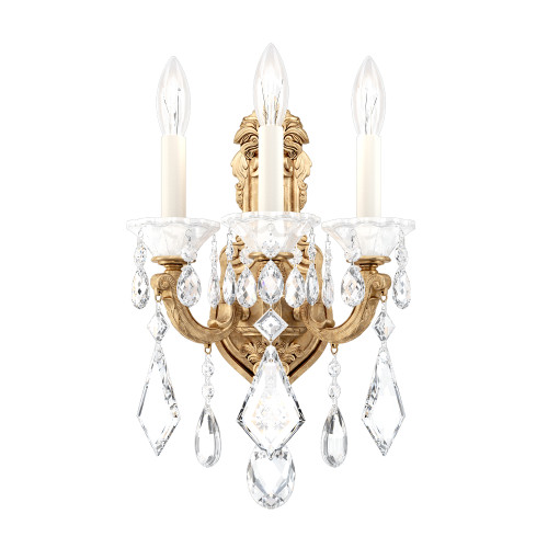 Schonbek SCH-5071 La Scala 3 Light 11.5in x 17in Wall Sconce