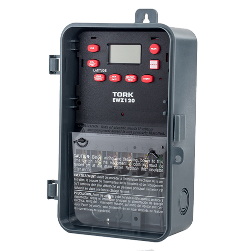 NSi Industries Astronomic 7-Day Digital Time Switch, 1-Channel SPDT, 30A 120-277V