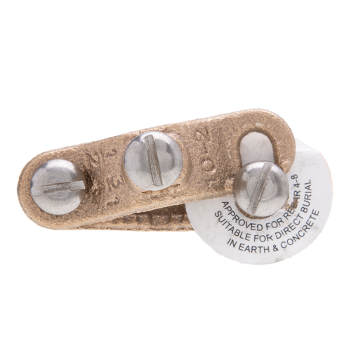 NSi Industries Heavy Duty Bronze Ground Clamp for Direct Burial