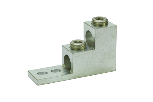 NSi Industries 2-Port Stacked Lug Connector, Aluminum Alloy
