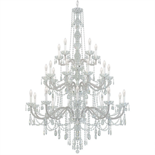 Schonbek SCH-1310 Arlington 25 Light 44.5in x 62in Three-Tier Chandelier